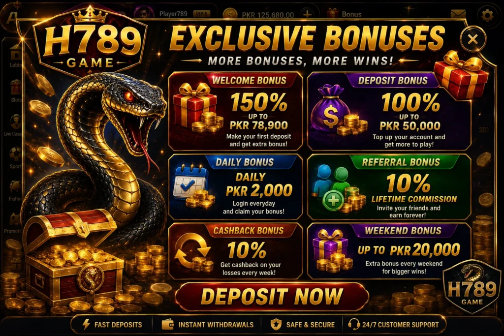 H789 Bonuses